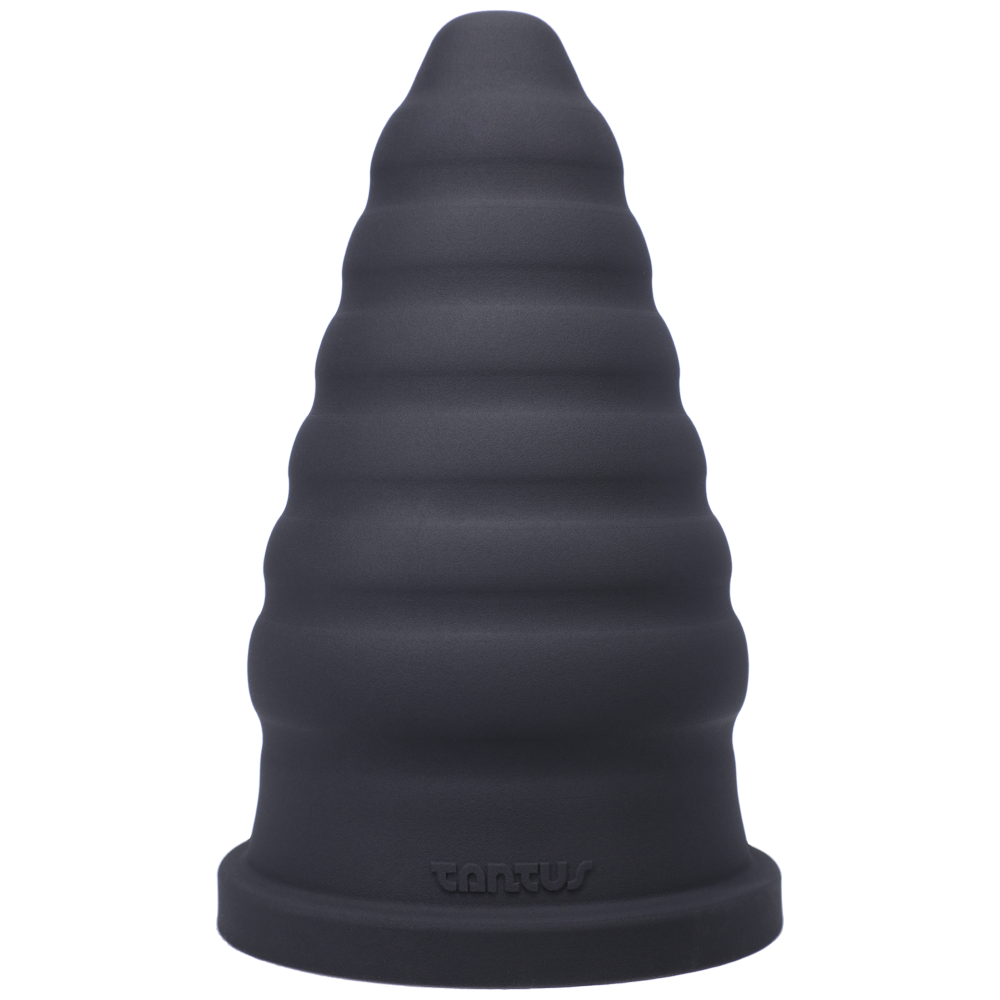 Tantus Cone Ripple Onyx