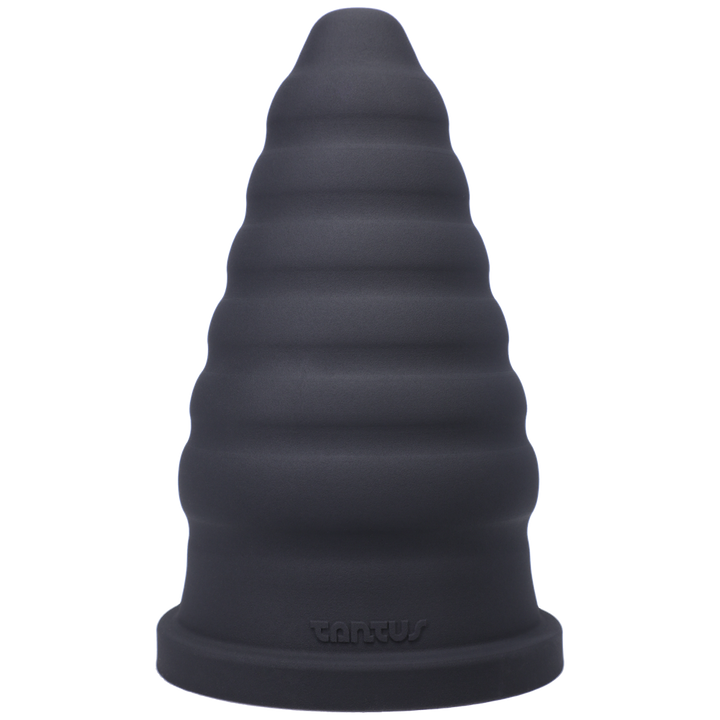 Tantus Cone Ripple Onyx