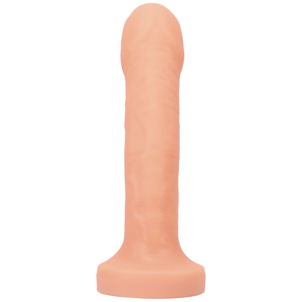 Uncut #2 Dual Density Dildo Warm Ivory Back