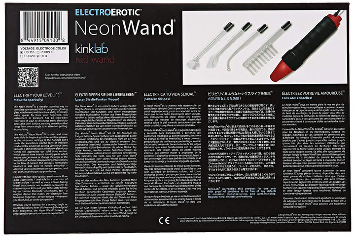 Neon Wand Electrosex Kit